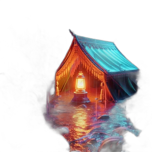 building, umbrella, bottle, concept art transparent PNG cut-out