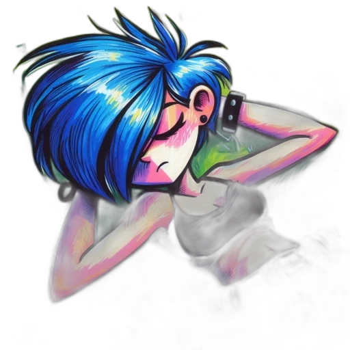mask, face, hair, staff transparent PNG cut-out