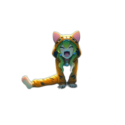 animal, staff, creature, pixel art transparent PNG cut-out