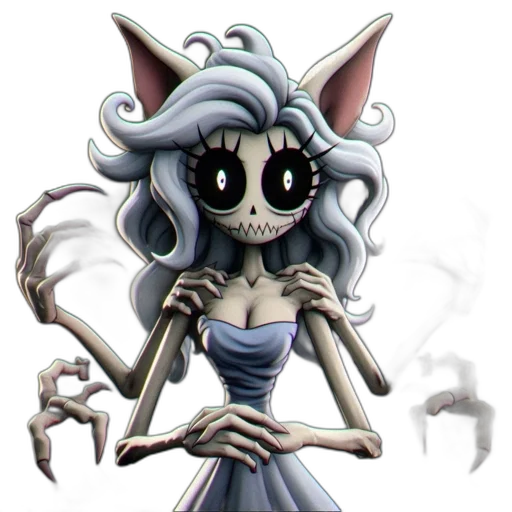 staff, mask, creature, concept art transparent PNG cut-out