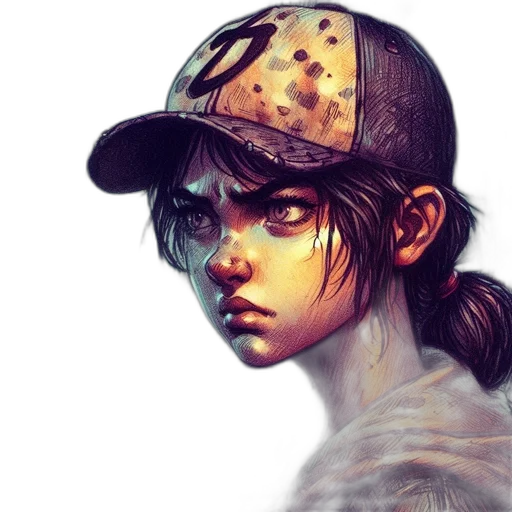hat, face, photorealistic, concept art transparent PNG cut-out