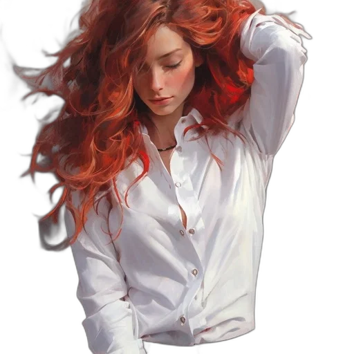 dress, hair, jacket, jewelry transparent PNG cut-out