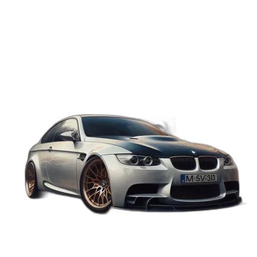 car, 3d render, photorealistic, concept art transparent PNG cut-out