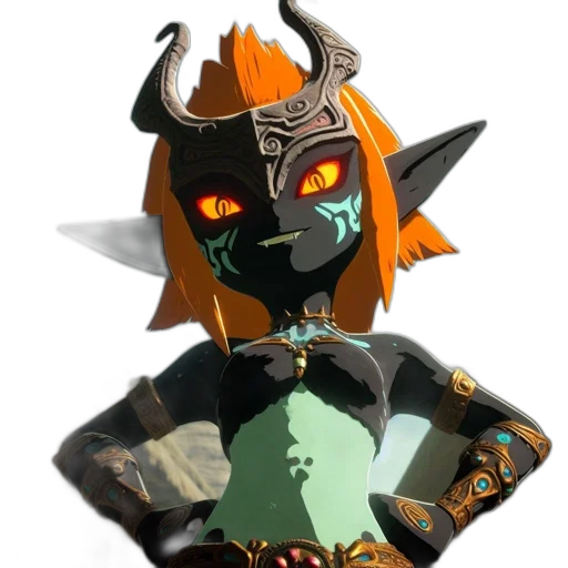 mask, staff, jewelry, creature transparent PNG cut-out