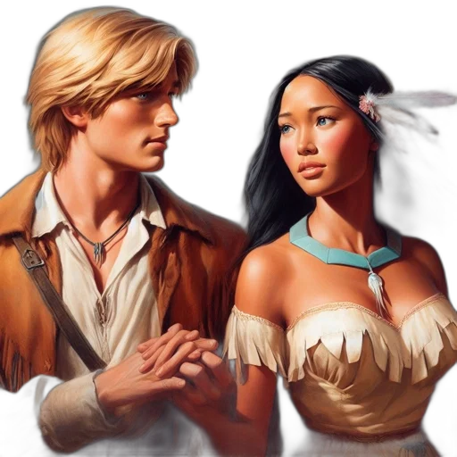 fantasy art, concept art, comic book art, photorealistic transparent PNG cut-out