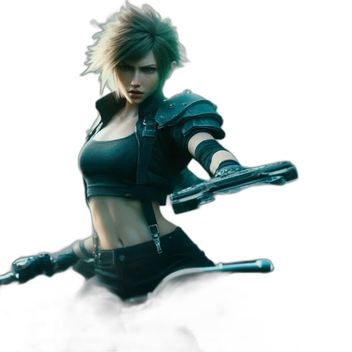 weapon, concept art, fantasy art, cyberpunk transparent PNG cut-out