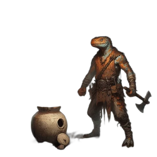 creature, mask, weapon, dragon transparent PNG cut-out