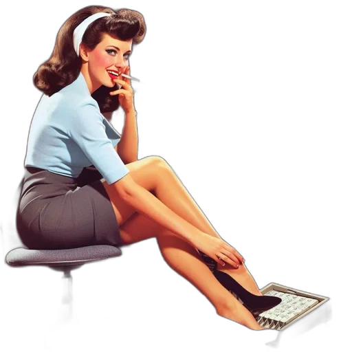 shoes, furniture, dress, vaporwave transparent PNG cut-out