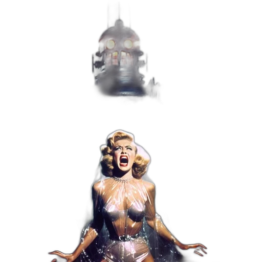 dress, crown, robot, mask transparent PNG cut-out