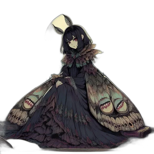 dress, mask, creature, hat transparent PNG cut-out