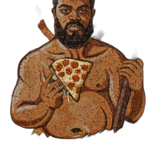food, staff, jacket, comic book art transparent PNG cut-out