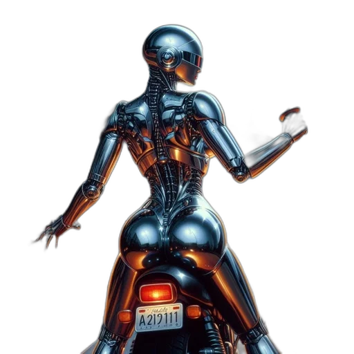 robot, car, cyberpunk, concept art transparent PNG cut-out