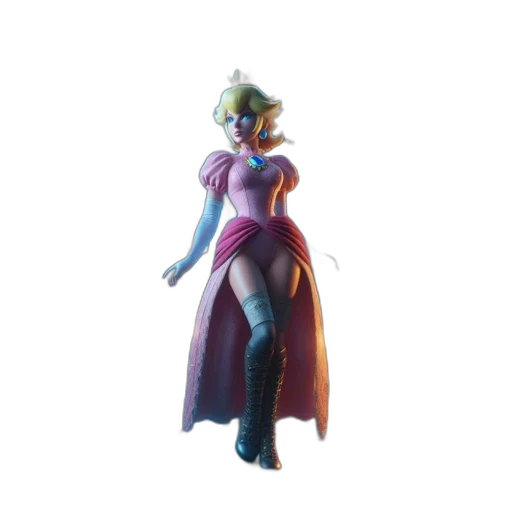 dress, staff, crown, concept art transparent PNG cut-out
