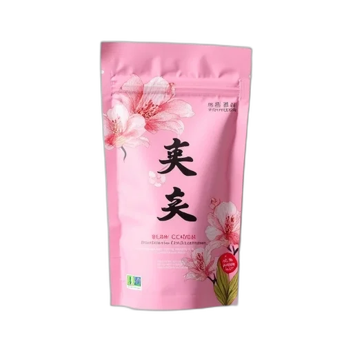 photorealistic, pink, package, japanese transparent PNG cut-out