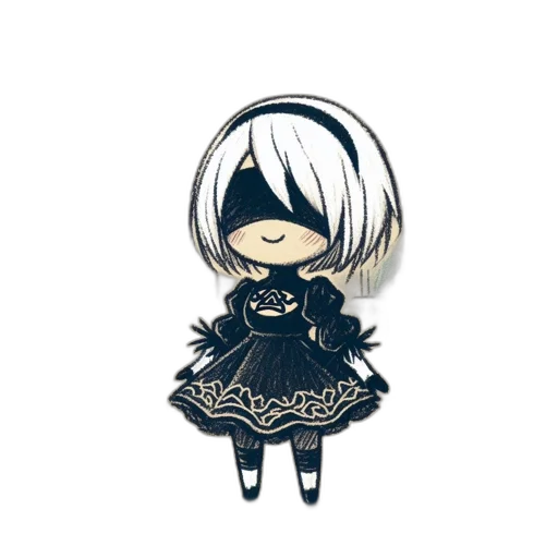 dress, mask, staff, creature transparent PNG cut-out