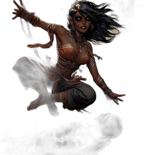 concept art, fantasy art, comic book art, photorealistic transparent PNG cut-out