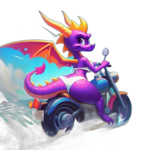 dragon, car, concept art, fantasy art transparent PNG cut-out