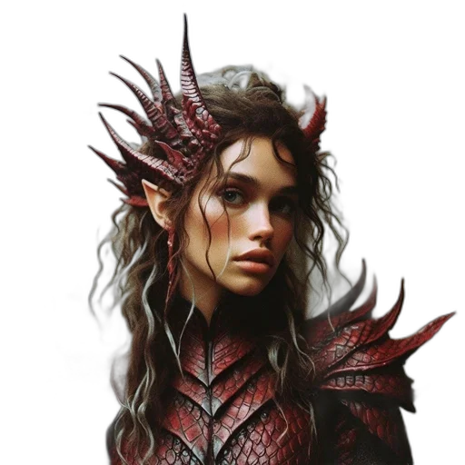 dragon, crown, creature, face transparent PNG cut-out