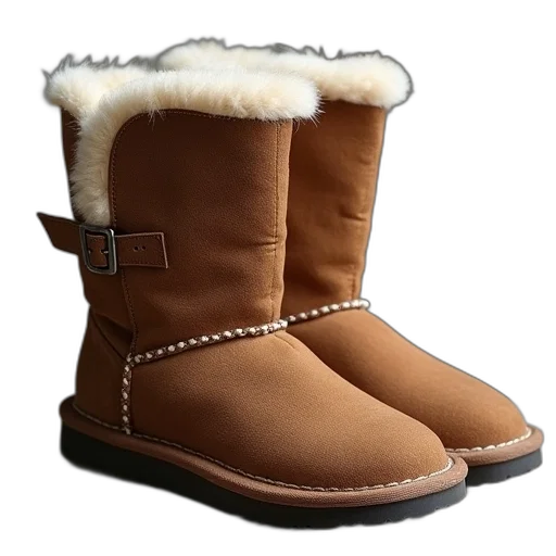shoes, slipper, boot, faux transparent PNG cut-out