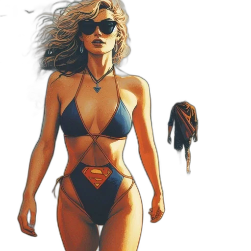 comic book art, concept art, photorealistic, watercolor transparent PNG cut-out