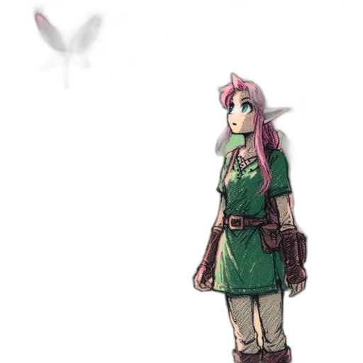 staff, dress, dragon, weapon transparent PNG cut-out