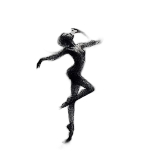 dress, hair, creature, mask transparent PNG cut-out