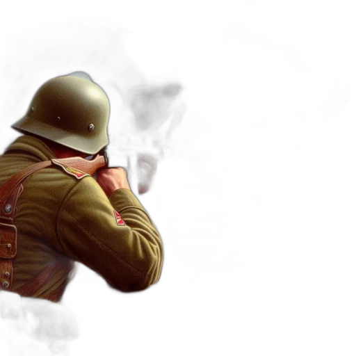 weapon, hat, jacket, concept art transparent PNG cut-out