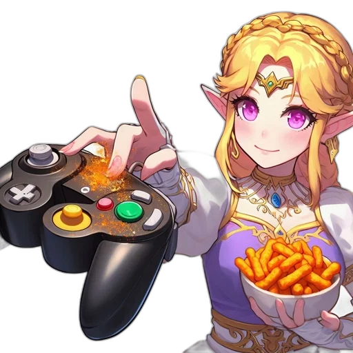food, weapon, crown, pixel art transparent PNG cut-out