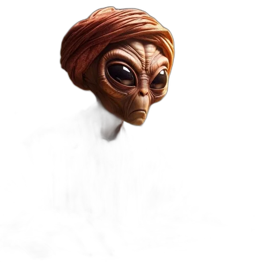 creature, mask, staff, face transparent PNG cut-out