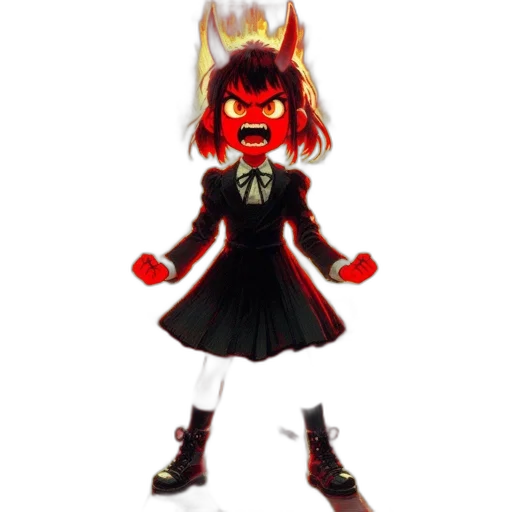 mask, creature, staff, dress transparent PNG cut-out