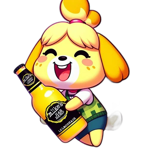 bottle, pixel art, vaporwave, concept art transparent PNG cut-out