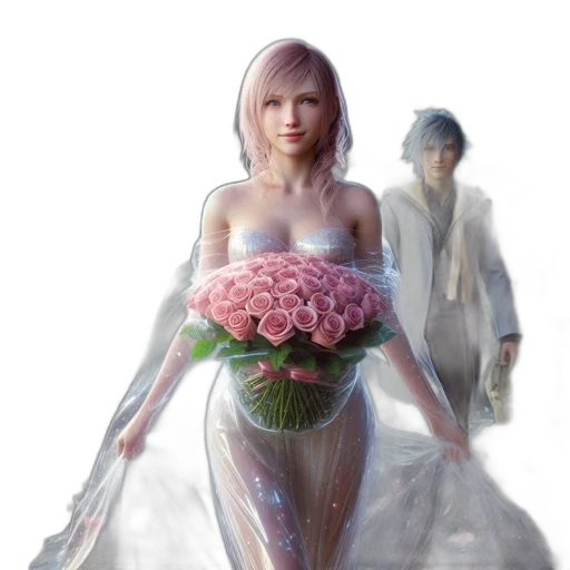 dress, concept art, fantasy art, photorealistic transparent PNG cut-out