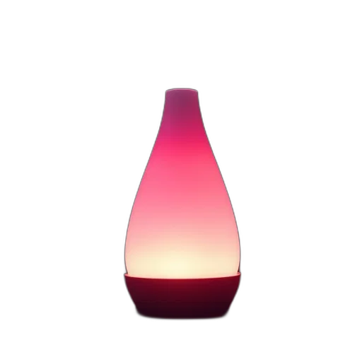 bottle, vaporwave, 3d render, concept art transparent PNG cut-out