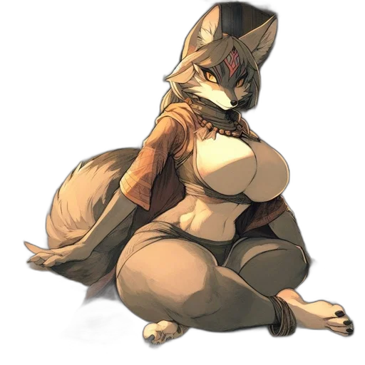 animal, dress, staff, creature transparent PNG cut-out