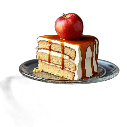 food, crown, 3d render, photorealistic transparent PNG cut-out