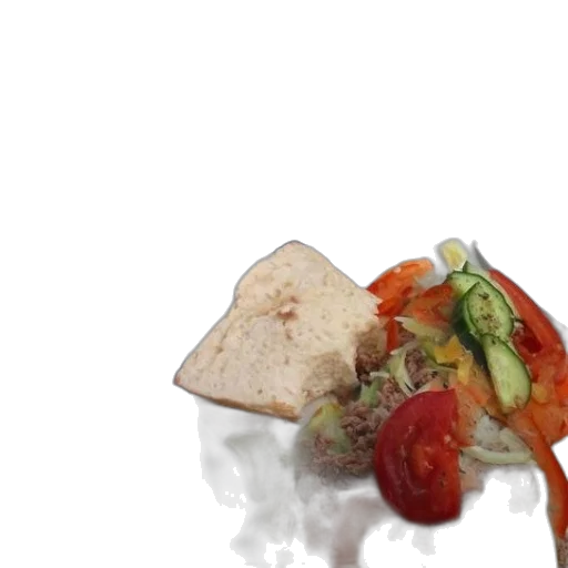food, hat, photorealistic, 3d render transparent PNG cut-out