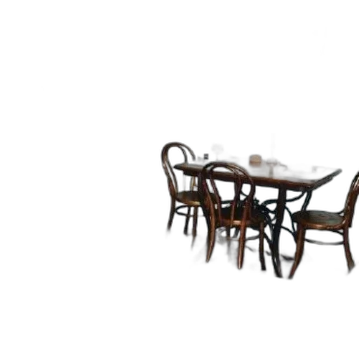 furniture, food, 3d render, photorealistic transparent PNG cut-out