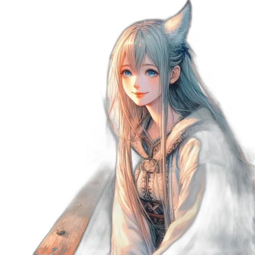 dragon, staff, dress, face transparent PNG cut-out