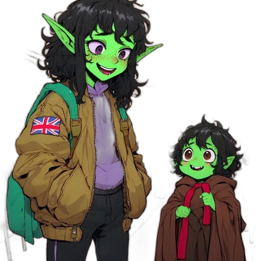 jacket, staff, concept art, fantasy art transparent PNG cut-out