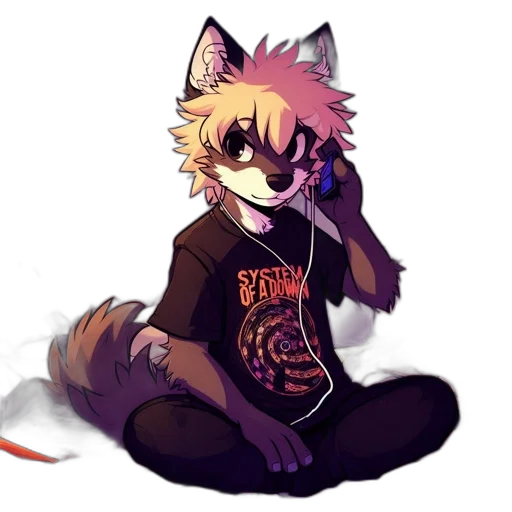 staff, animal, creature, pixel art transparent PNG cut-out