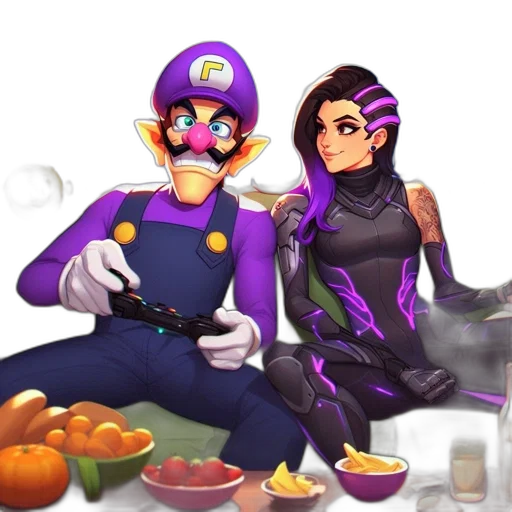 food, mask, concept art, pixel art transparent PNG cut-out