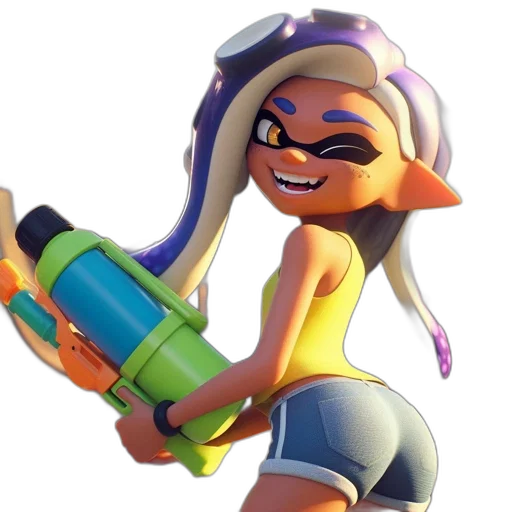 weapon, dress, staff, 3d render transparent PNG cut-out