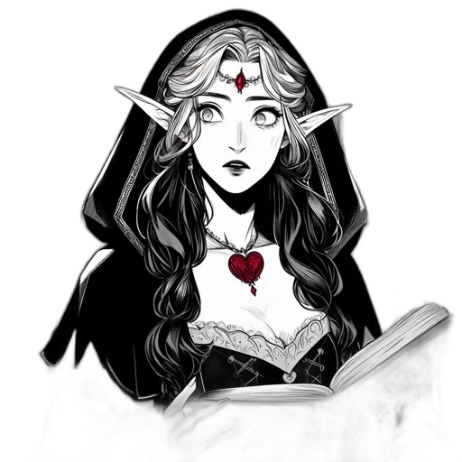 crown, jewelry, staff, fantasy art transparent PNG cut-out