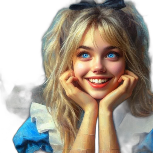 face, photorealistic, oil painting, fantasy art transparent PNG cut-out
