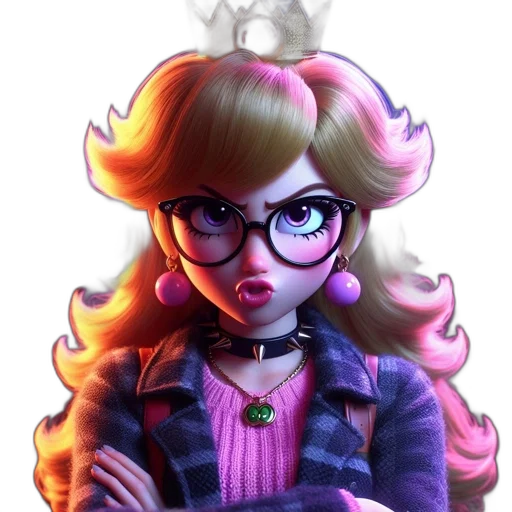 staff, face, crown, jacket transparent PNG cut-out