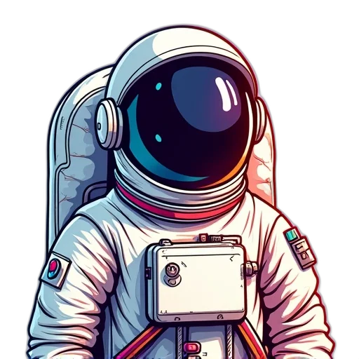 robot, jacket, face, staff transparent PNG cut-out