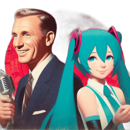 anime, concept art, vaporwave, cartoon transparent PNG cut-out