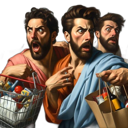 concept art, comic book art, photorealistic, oil painting transparent PNG cut-out
