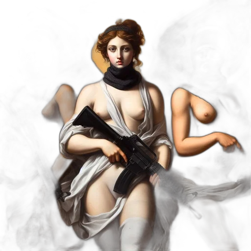 dress, weapon, staff, concept art transparent PNG cut-out