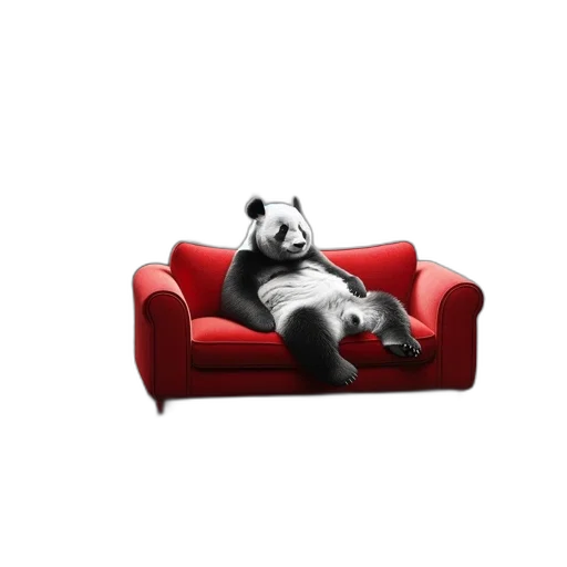 furniture, animal, 3d render, concept art transparent PNG cut-out